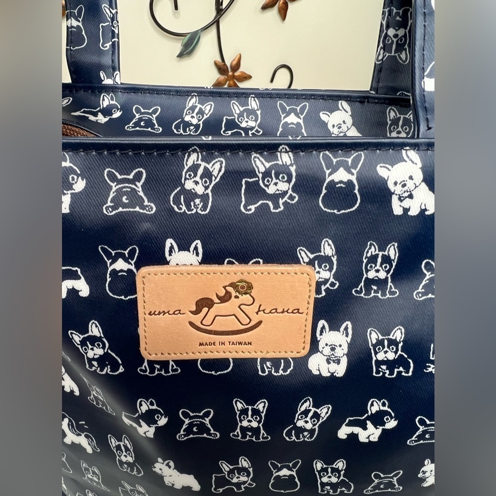 Uma Hana Waterproof French Bulldog Tote Shoulder Handbag Price Drop! - Picture 2 of 15